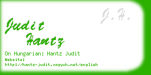 judit hantz business card